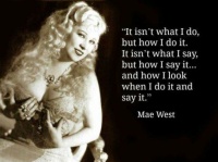 Mae West on Image