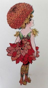 Madame Dahlia. Flower Children. Elizabeth Gordon 1910