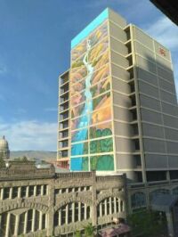 Boise, Idaho - building mural