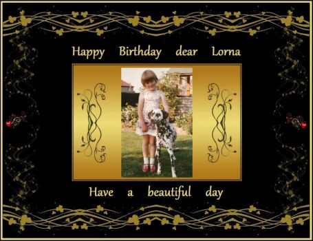 Happy Birthday dear Lorna (Goingsilver)