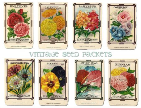 Solve Vintage Seed Packets!! Jigsaw Puzzle Online With 108 Pieces