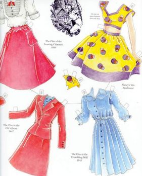 nancy drew paper dolls