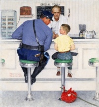 Norman Rockwell painting  AA