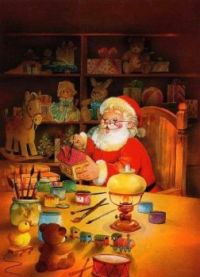 Santa check out the toys!