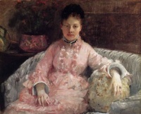 The Pink Dress ~ Berthe Morisot ( French, 1841-1895)