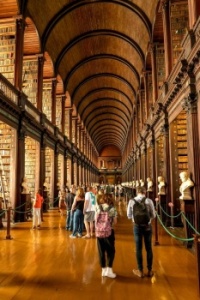 The Long Room, the Old Library, Trinity College, Dublin, August 14, 2022