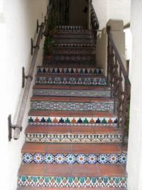Tile stairway