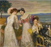 Le Beau Monde, Biarritz  ~ Henry Caro-Delvaille (French, 1876-1928)