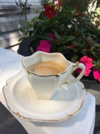 Espresso and Flowers ... vintage