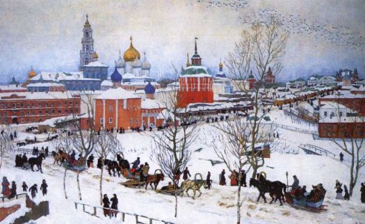 Konstantin Yuon. 'Winter. Rostov Veliky'. 1906