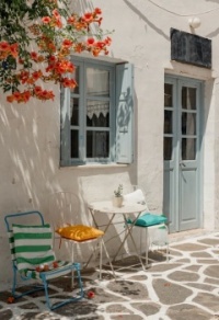 A quiet spot to sit, Greece .