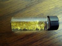 Gold i panned while hikeing