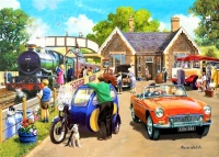 A Busy Day at the Railway Station