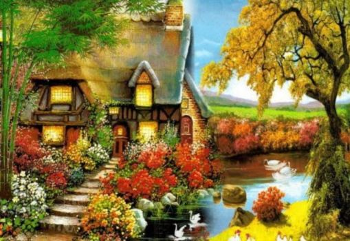 Solve Lovely Country Side Jigsaw Puzzle Online With 150 Pieces