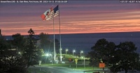 Sunrise coming, Port Huron, Michigan