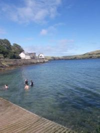 Sandy Cove, Kinsale, County Cork, Ireland. 3pm 30 June 2020