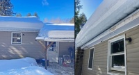 February storm: Up on the roof