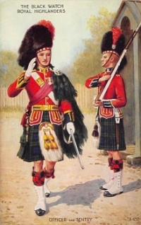 Postcard: The Black Watch Royal Highlanders