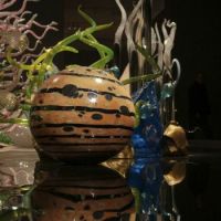 Chihuly sculpture at the Royal Ontario Museum
