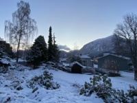 #4  Winter morning in Volda, Norway.