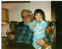 Grampa and me at the age of 2