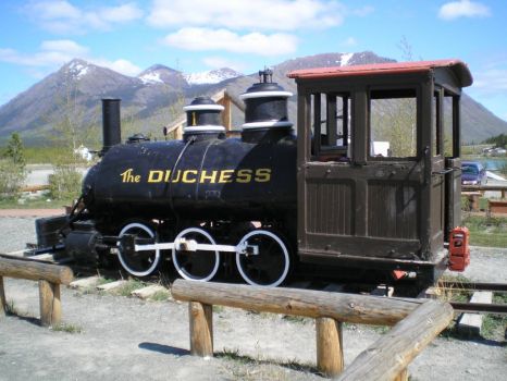 Alaska railway engine