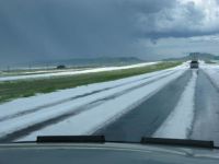 Hail storm in New Mexico 2015