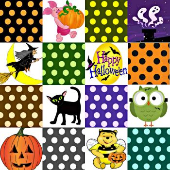 Solve Happy Halloween! - large jigsaw puzzle online with 256 pieces