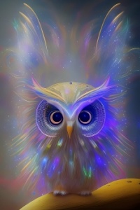 Neon owl