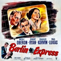 BERLIN EXPRESS - 1948 MOVIE POSTER - MERLE OBERON, ROBERT RYAN, PAUL LUKAS