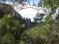 The three Sisters in the Blue Mountains of New South Wales