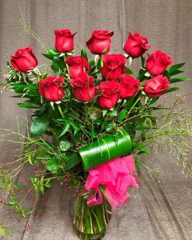 A dozen roses for Valentine-