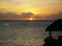 Sunset on the Caribbean Sea