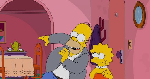 Homer & Lisa Simpson