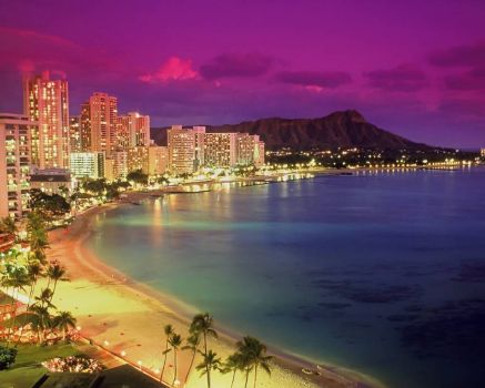 Hawaii at night