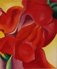 Red Canna by Georgia O'Keefe