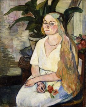 Portrait of Germaine Utter - Suzanne Valadon 1922 French 1865-1938