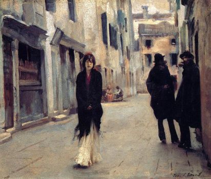 "Street in Venice" (1882) by John Singer Sargent.