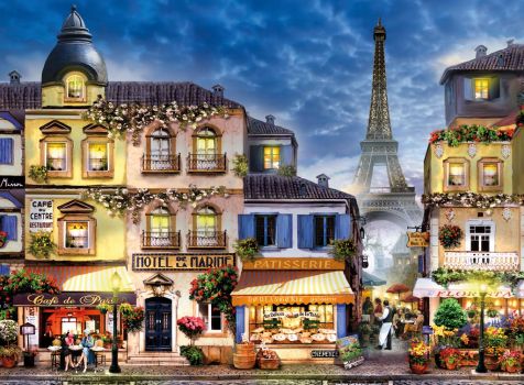 Solve Paris by Night jigsaw puzzle online with 192 pieces