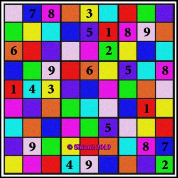 Colour Coded Sudoku - re-post
