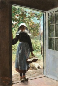 Woman in doorway Anna Bohdanowicz