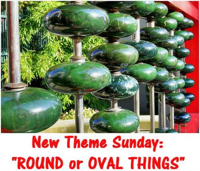 New Theme Sunday: "ROUND or OVAL THINGS" Enjoy