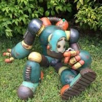 Robot Ponders by Michael Klapthor