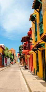 O forte colorido de Cartagena, Colômbia !!!