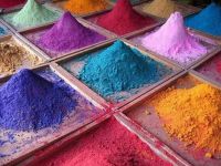 Colorful powder