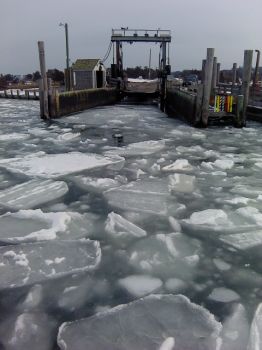 Chappaquiddick Ferry Winter 2015