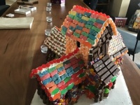 The gingerbread house