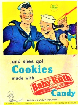 Solve Themes Vintage ads - Baby Ruth Candy jigsaw puzzle online with