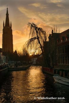 Bruges - sunset