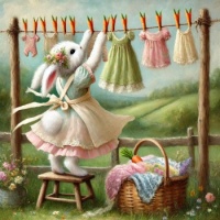 hanging clothes